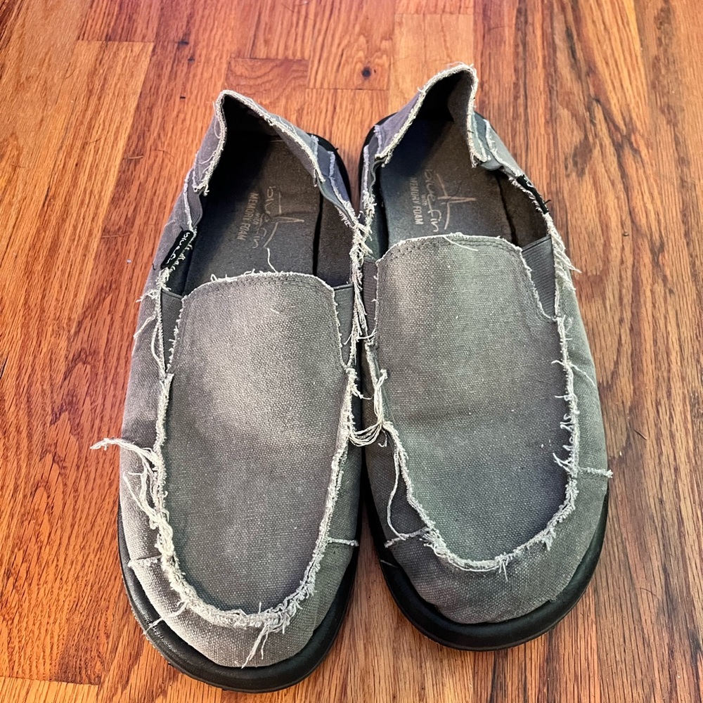 Casual Gray Slip-On Loafers